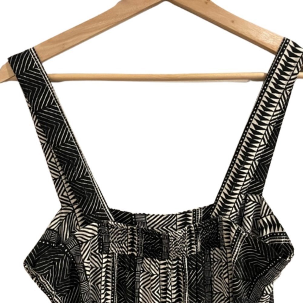 Urban Outfitters Edith Relaxed Square-Neck Wide Leg Jumpsuit Size Medium - Picture 9 of 10